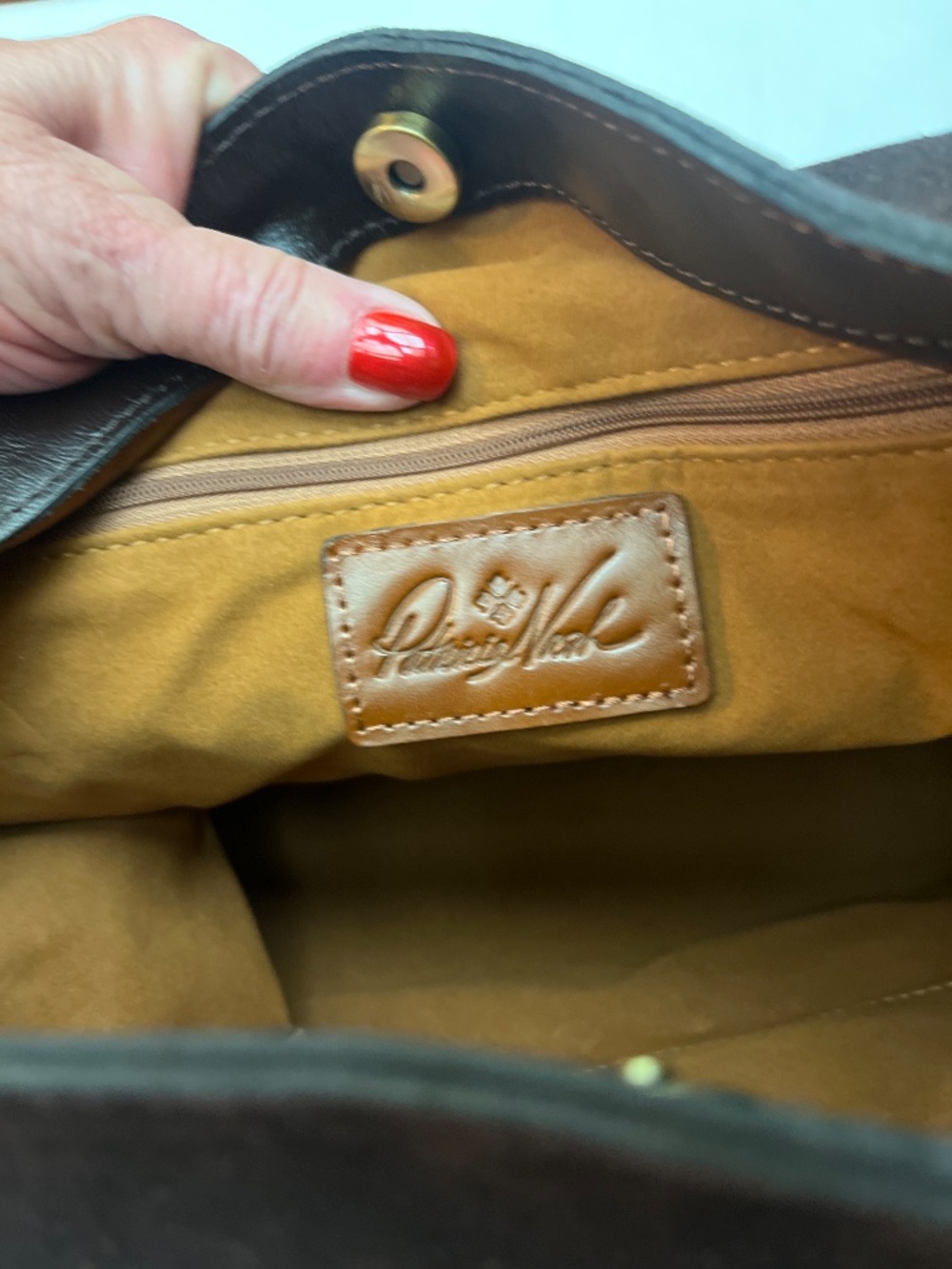 NWT Patricia Nash Dark Brown Suede Prairie Hobo Bag. NWT. - Picture 11 of 15